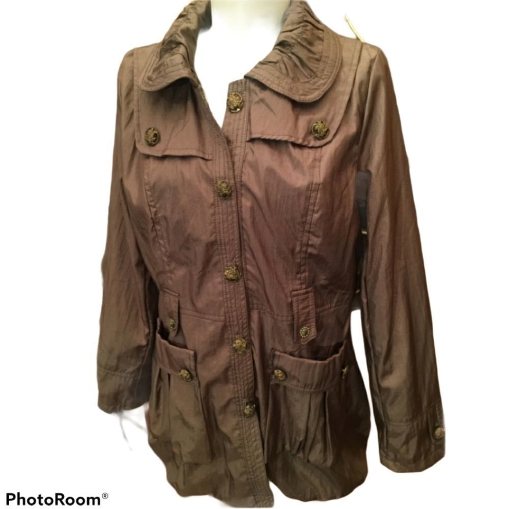 Tanuja women's brown jacket, large